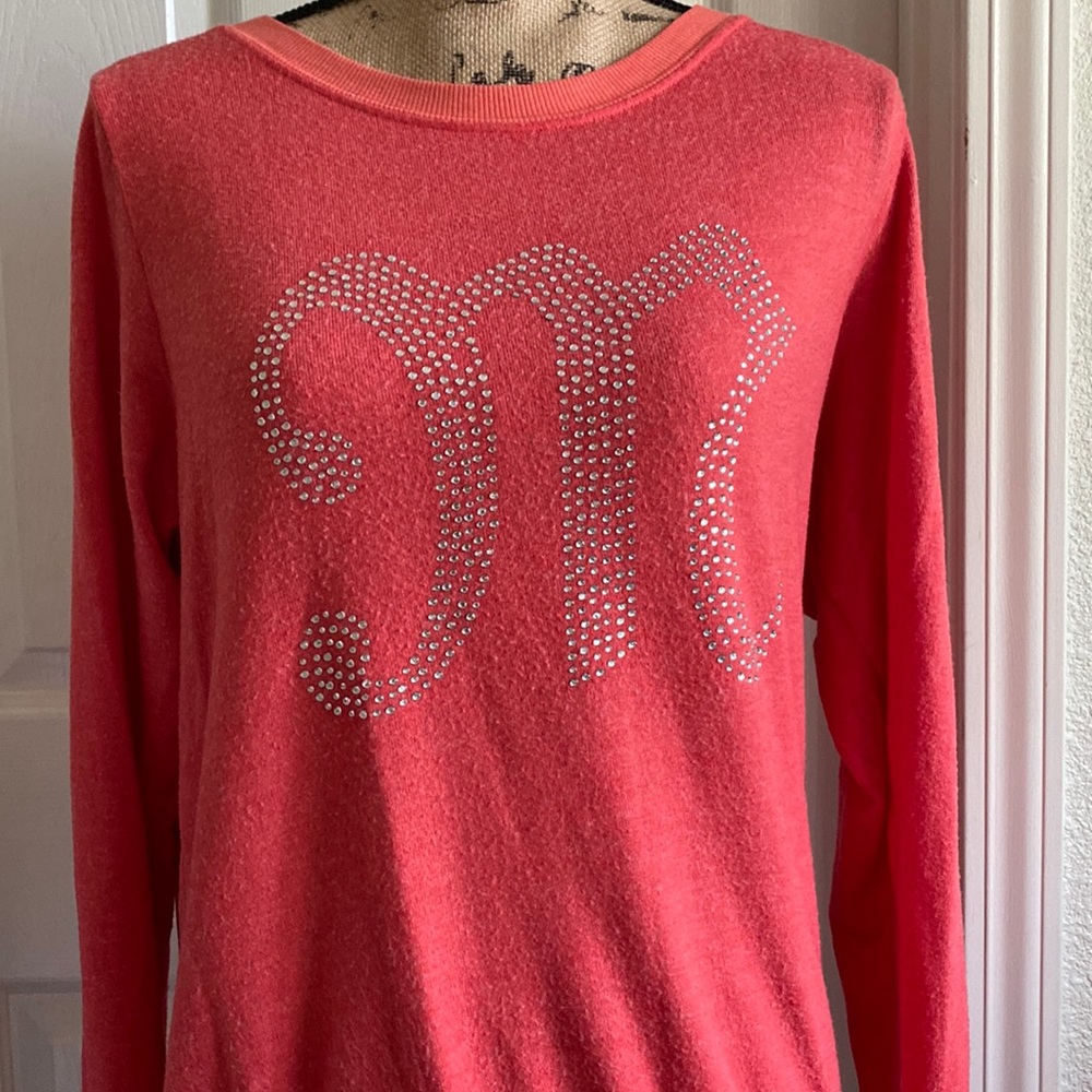 RARE VTG Miss Me | M Rhinestone Long Sleeve | Small